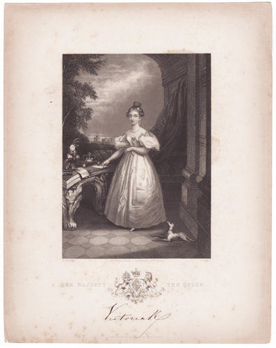 HER MAJESTY, THE QUEEN
VICTORIA R. 